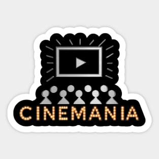 Cinemania Classic Logo T-Shirt Sticker